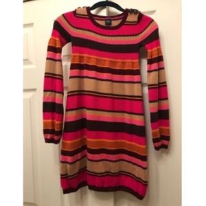 🙂Gap Kids Girls Size 8 Sweater Dress Size Striped